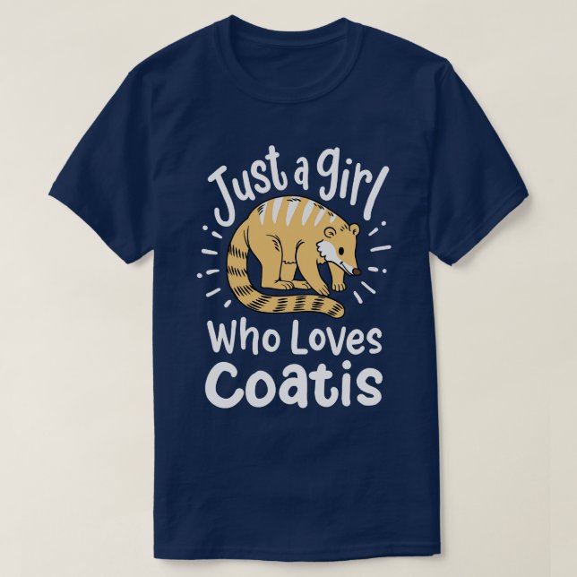 T-shirt Coatis Coati Lover (Design devant)