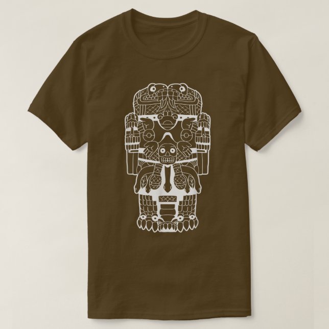 T-shirt Coatlicue Aztec Goddess Earth Goddess Mayan Inca T (Design devant)
