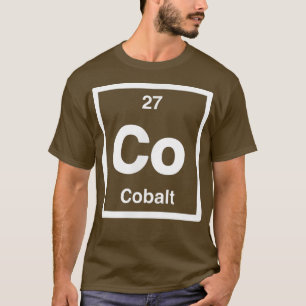 T-shirt Cobalt - Co - Tableau périodique des éléments - Sc