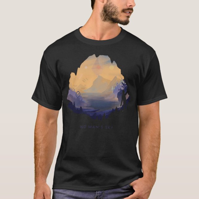 T-shirt Cobalt Finderno Man Sky (Devant)