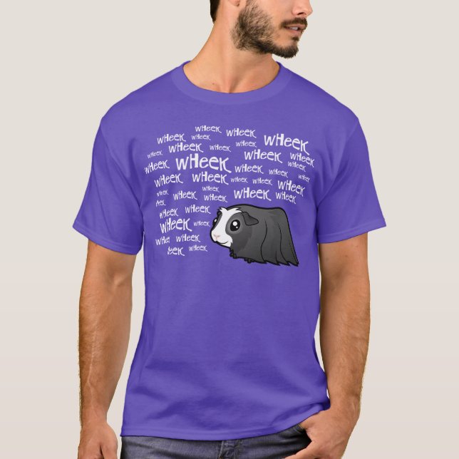T-shirt Cobaye de bande dessinée (longs cheveux) (Devant)