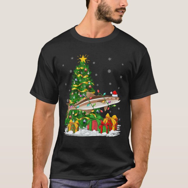 T-shirt Cobia Fish Lover Family Matching Santa Hat Cobia C (Devant)