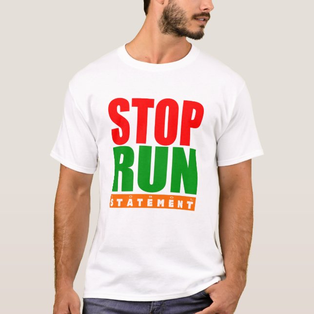 T-shirt Cobol Programming Stop Run Statement (Devant)