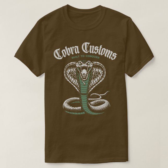 T-SHIRT COBRA CUSTOMS (Design devant)