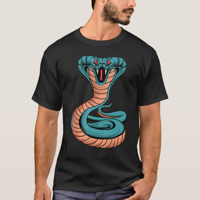 T-shirt Cobra King Serpent venimeux Odeur de reptile Poiso (Devant)