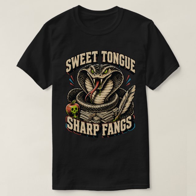 T-shirt Cobra Langue Douce Crocs Aigus (Design devant)