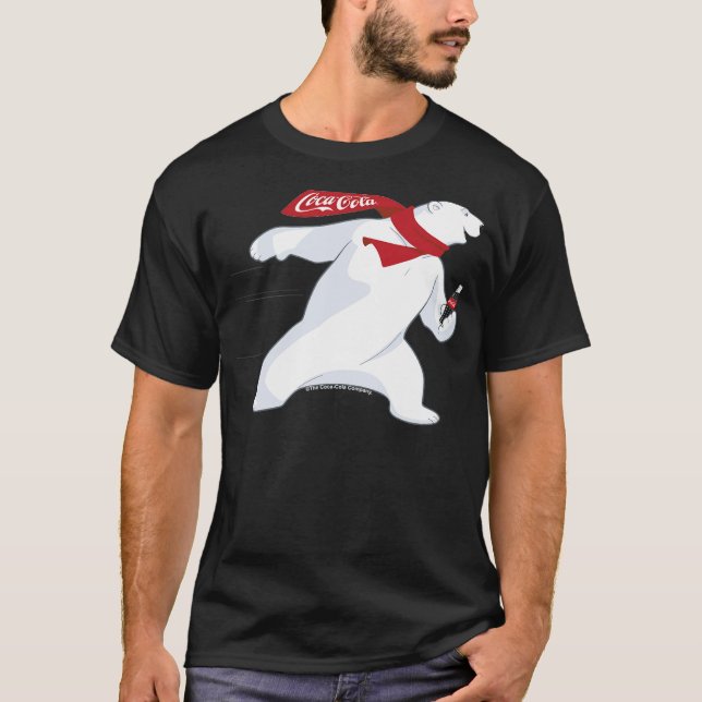 T-shirt Coca-Cola Christmas Polar Bear (Devant)