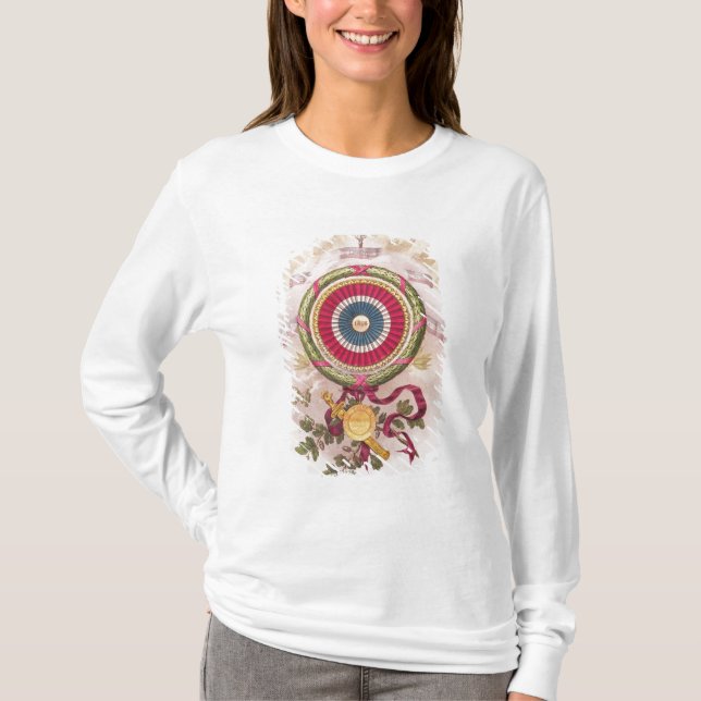 T-shirt Cocarde, emblème de 1848 (Devant)