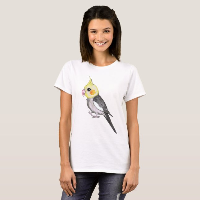 T-shirt Cocatière très mignon (Devant entier)