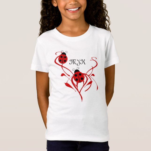 T-Shirt Coccinelle à monogramme  (Devant)