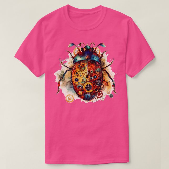 T-shirt coccinelle à vapeur (Design devant)