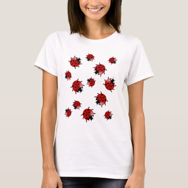 T-shirt Coccinelle, cascade de Ladybird (Devant)
