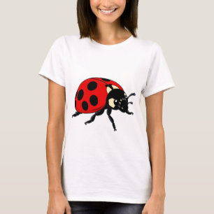 T-shirt Coccinelle de dessin animé qui brille 🌈 Personnag