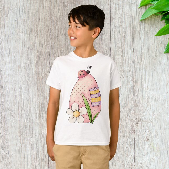 T-shirt Coccinelle Œuf de Pâques (Créateur téléchargé)