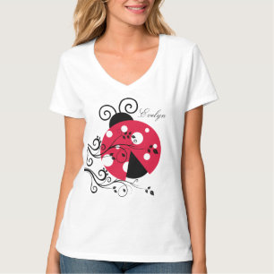T-shirt Coccinelle personnalisée pour femmes