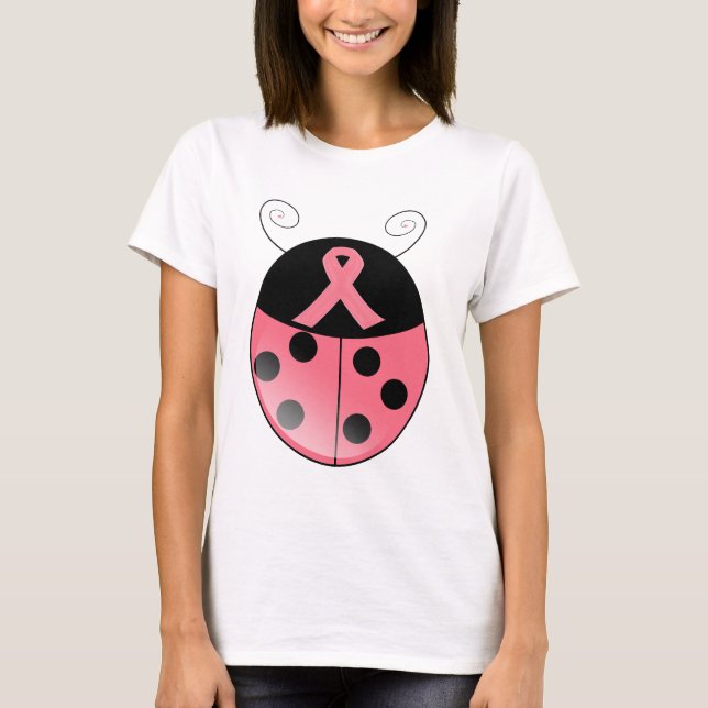 T-shirt Coccinelle rose (Devant)