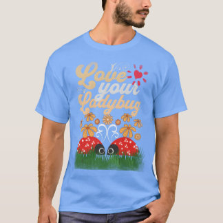 T-shirt Coccinelles Aiment Vos Coccinelles Floral Printani