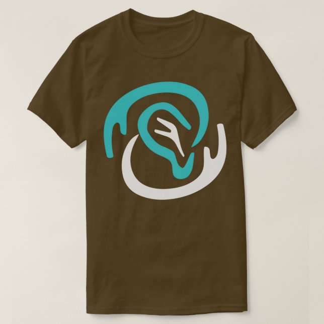 T-shirt Cochléaire oreille Abstraite sourde (Design devant)