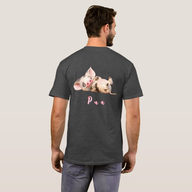 T-shirt Cochon (Dos entier)