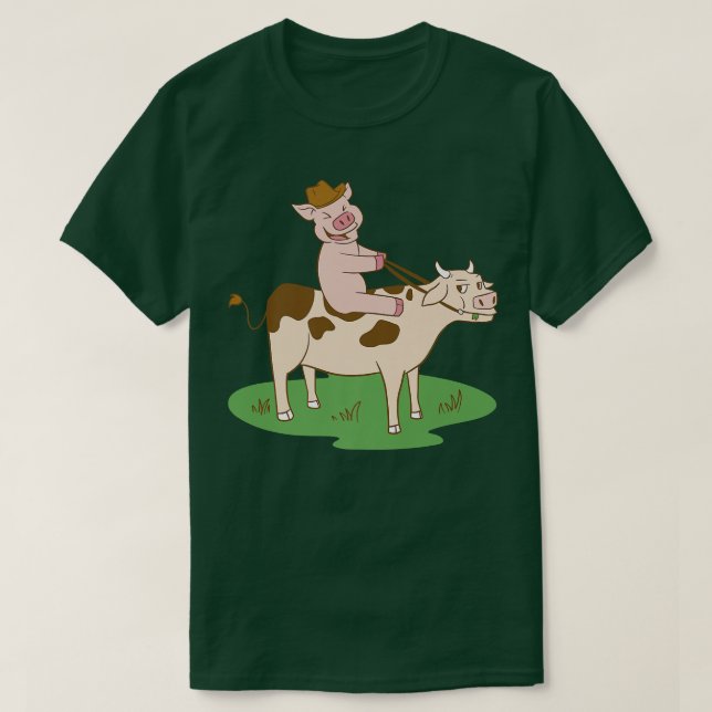 T-shirt Cochon A Vache Farm Premium (Design devant)