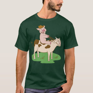 T-shirt Cochon A Vache Farm Premium