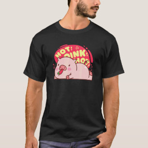 T-shirt Cochon Chaud Rose Chaud Manger Poivre Cuisine