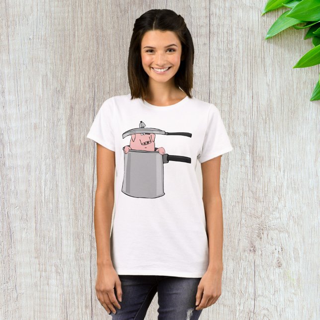 T-shirt Cochon Dans Un Pot (Créateur téléchargé)