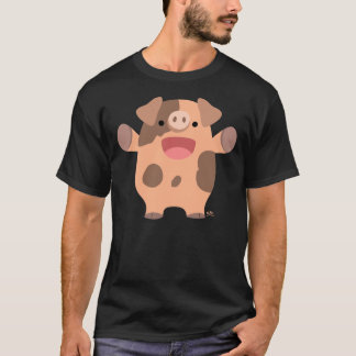 T-shirt Cochon de Cartoon convivial