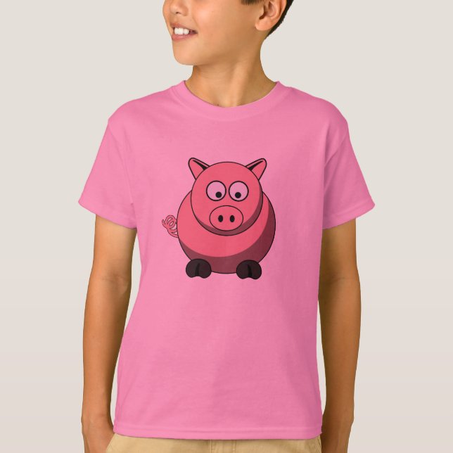 T-shirt Cochon de dessin (Devant)