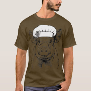 T-shirt Cochon de ferme Animal Chef Funny Cuisine Cuisine