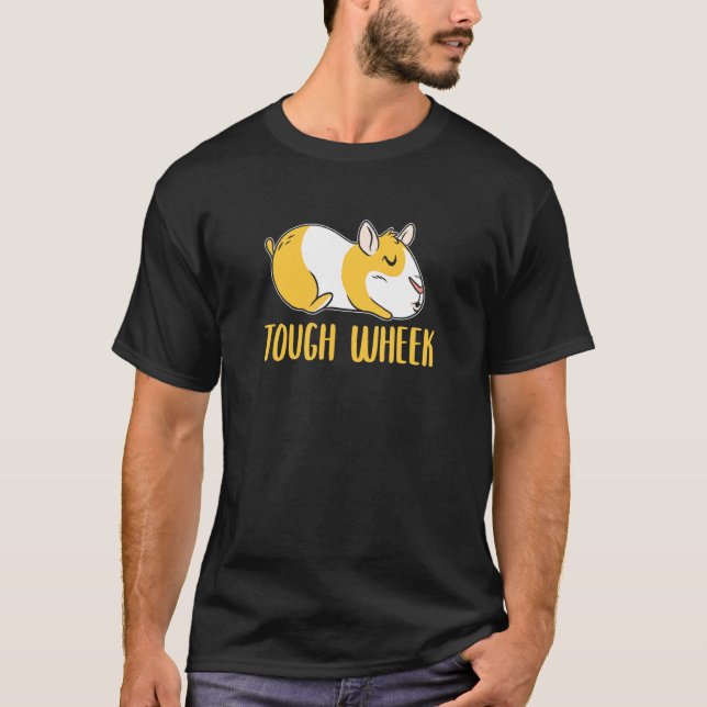 T-shirt Cochon de Guinée cavé à roue rigide (Devant)