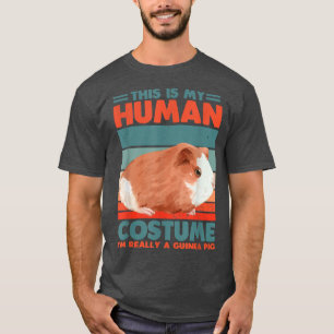 T-shirt Cochon De Guinée Douce Et Drôle Mignonne Aimer Ani