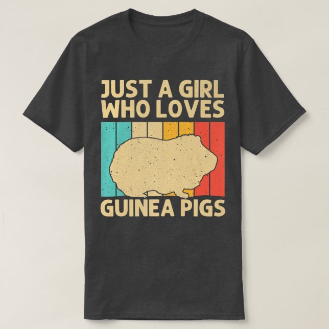 T-shirt Cochon De Guinée Drôle Pour Filles Pomme De Terre  (Design devant)