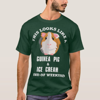 T-shirt Cochon de Guinée et glace