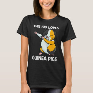 T-shirt Cochon De Guinée Mignonne Pour Enfants Garçons Ani