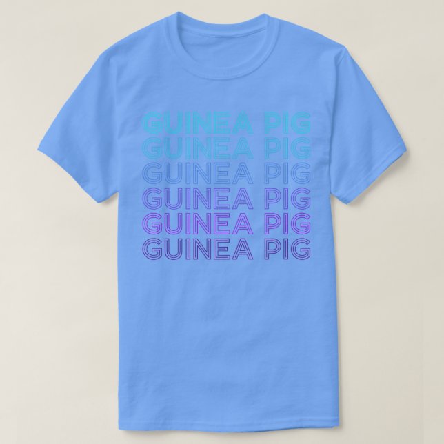 T-shirt Cochon de Guinée Retro Premium 2397 (Design devant)