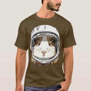 T-shirt Cochon de Guinée Rodent Astronaut Espace Animaux s