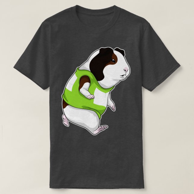 T-shirt Cochon de Guinée Runner Sports (Design devant)