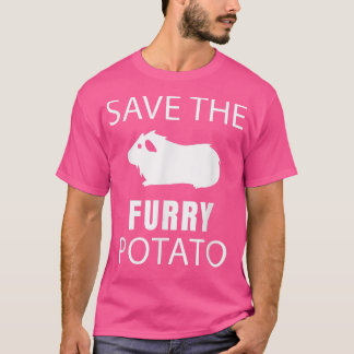 T-shirt Cochon De Guinée - Sauvez La Pomme De Terre À Feu2
