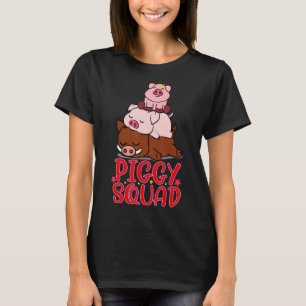 T-shirt Cochon De Poignée Pour Garçons