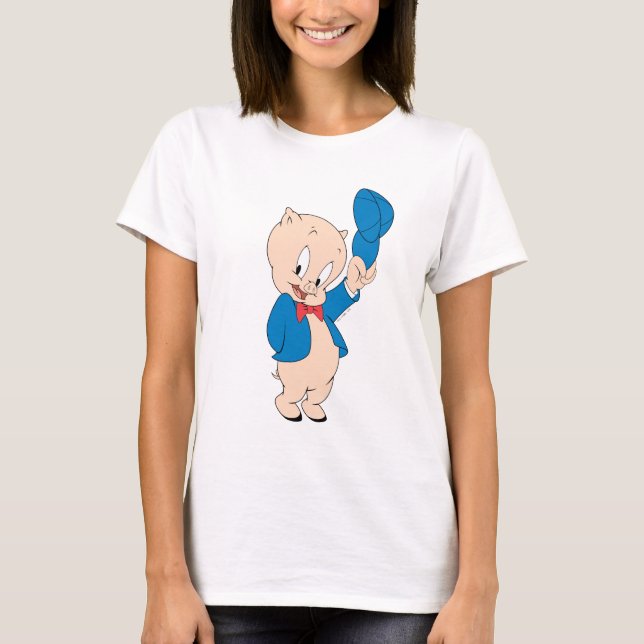 T-shirt Cochon de porc | Casquette de vague (Devant)