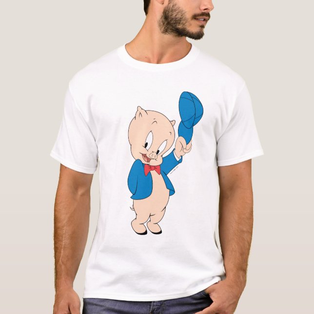 T-shirt Cochon de porc | Casquette de vague (Devant)