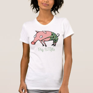T-shirt cochon de STYLE cochon drôle en pantalon