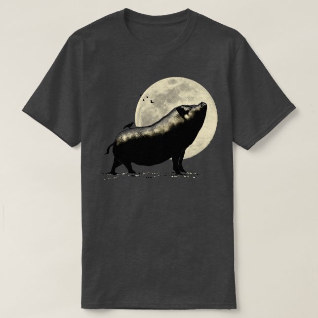 T-shirt cochon d'écorce (Design devant)