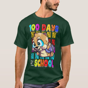 T-shirt Cochon d'Inde 100 Jours D'école 