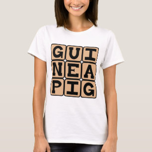 T-shirt Cochon d'Inde, Animal de Compagnie Mignon ou Sujet