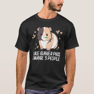 T-shirt Cochon d'Inde Cool Pour Hommes Femmes Wheek Fluffy