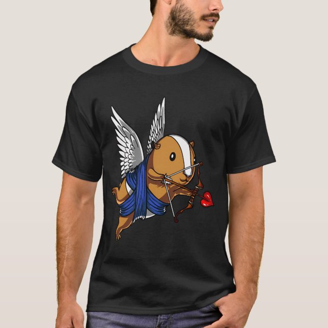 T-shirt Cochon d'Inde Cupidon (Devant)