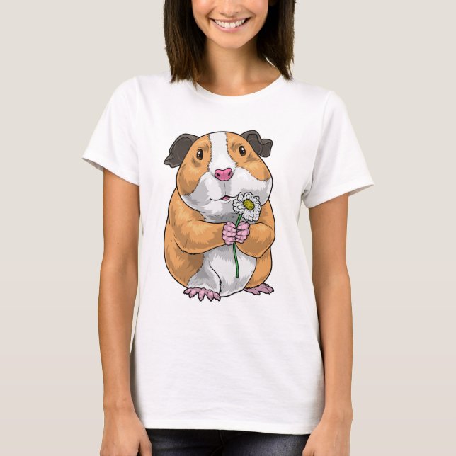 T-shirt Cochon d'Inde Daisy (Devant)