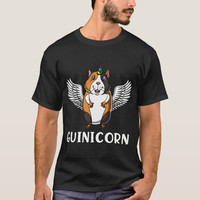 T-shirt Cochon d'Inde Licorne (Devant)